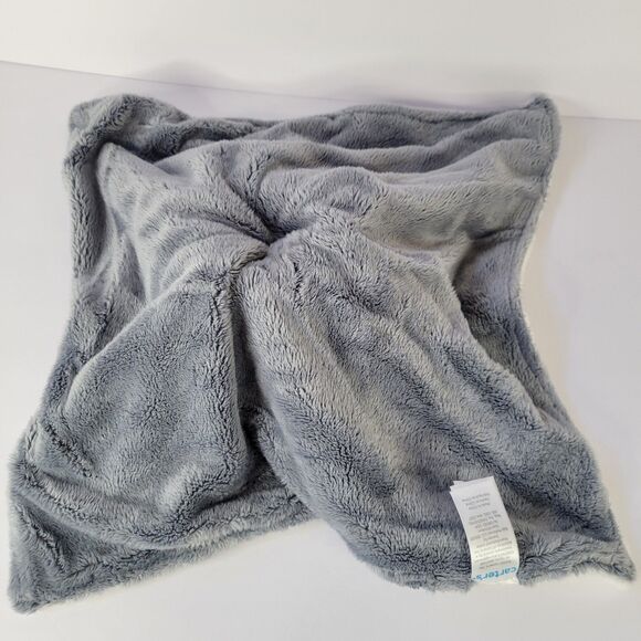 2020 Carters Gray White Panda Bear Plush Lovey Baby Security Blanket 14x14" NWT - Picture 4 of 13